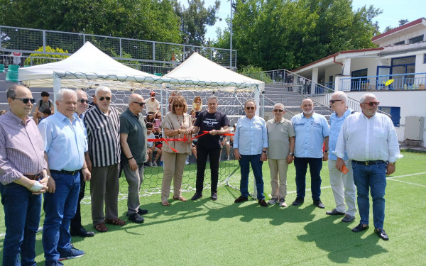 Θεσσαλονίκη: Εγκαινιάστηκε το ανακαινισμένο γήπεδο του «Ασύλου του Παιδιού» στη Θέρμη