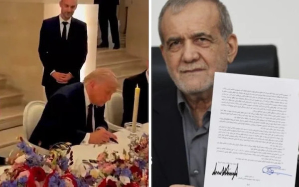 «Λευκός καπνός» στη Μέση Ανατολή: Τραμπ και ο Πεζεσκιάν υπέγραψαν το μνημόνιο για τον τερματισμό του πολέμου στο Ιράν (βίντεο)