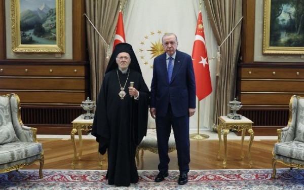 Συνάντηση Βαρθολομαίου – Ερντογάν στην Άγκυρα  - Συζήτηση για την επαναλειτουργία της Θεολογικής Σχολής της Χάλκης