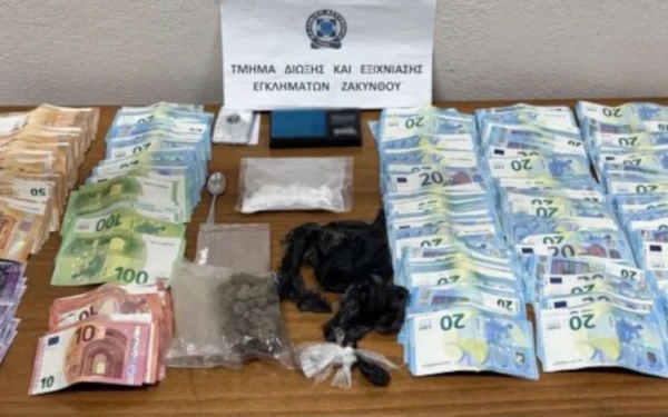 Ζάκυνθος: Χειροπέδες σε 30χρονο για διακίνηση κοκαΐνης και κάνναβης στον Λαγανά