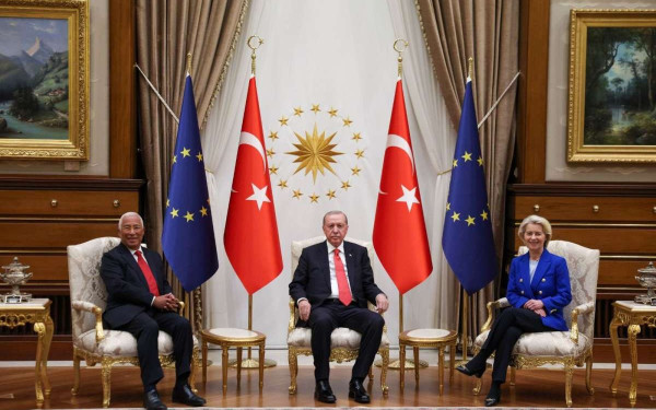 Τετ-α-τετ Ερντογάν με Κόστα και φον ντερ Λάιεν: Η «ανανεωμένη δυναμική» για το Κυπριακό στο επίκεντρο