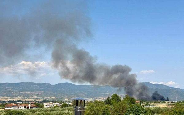 Θεσσαλονίκη: Φωτιά στην περιοχή της Σουρωτής - Ήχησε 112