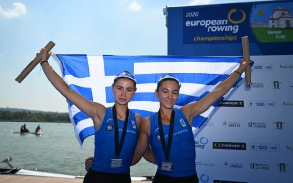 Κωπηλασία: Δεύτερο ασημένιο μετάλλιο για την Ελλάδα διά χειρός Μουρατίδου και Λιόλου (βίντεο)