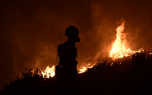 Αδιάκοπη μάχη με τις φλόγες σε Βοιωτία και Αττική: Πάνω από 100.000 καμένα στρέμματα