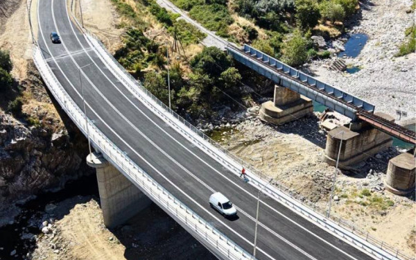 Ροδόπη: Παραδόθηκε στην κυκλοφορία η νέα γέφυρα Κομψάτου στον Ίασμο