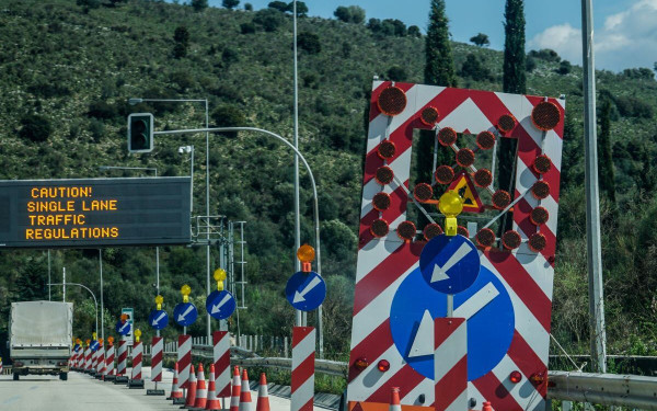 Εγνατία Οδός: Συνεχίζονται τα έργα - Μποτιλιάρισμα 2 χιλιομέτρων στη Σίνδο