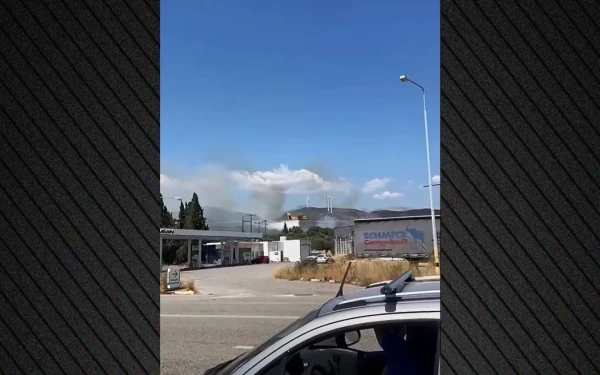 Φωτιά στη Μακύνεια Ναυπακτίας: 112 για εκκένωση της περιοχής - Δείτε βίντεο