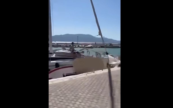Ιστιοφόρο στην Λευκάδα παρέσυρε σε... ντόμινο δεμένα σκάφη - Εκτεταμένες οι ζημιές (Δείτε βίντεο ντοκουμέντο)