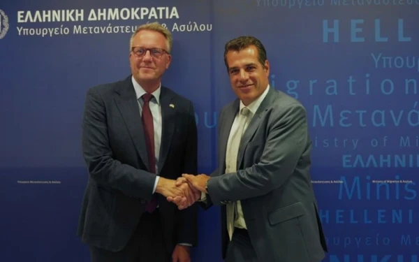 Υπουργείο Μετανάστευσης και Ασύλου: Συνάντηση Θάνου Πλεύρη – Μόρτεν Μπόντσκοβ για τα Return Hubs και την παράνομη μετανάστευση