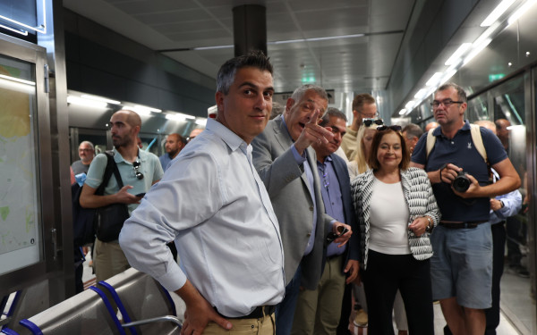 Θεσσαλονίκη: Από αύριο το Μετρό γίνεται δίκτυο και πάει Καλαμαριά - H τελευταία δοκιμαστική διαδρομή του υπουργού Υποδομών