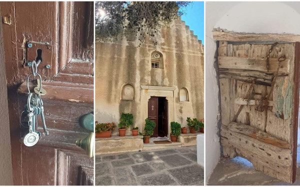 Σέριφος - Διάρρηξη στη Μονή Ταξιαρχών: Έκλεψαν δεκάδες τάματα σε 90 δευτερόλεπτα