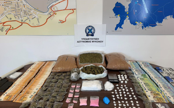 Χειροπέδες σε δύο 23χρονους στη Μύκονο - Φέρονται να διακινούσαν ναρκωτικά