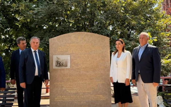 Χαλκιδική: Αποκαλυπτήρια του Μνημείου των Αγωνιστών της «Μάχης των Ελών» στον Άγιο Μάμα