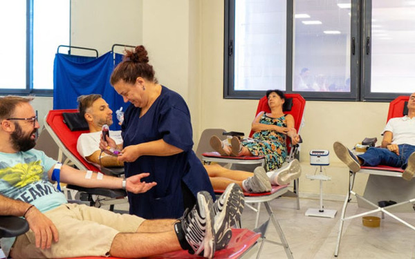 Θεσσαλονίκη: 123 άνθρωποι έδωσαν αίμα σε 2 ημέρες στις Συκιές και στη Νεάπολη