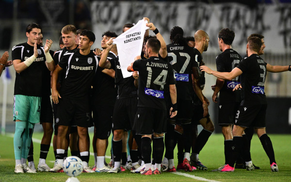 Ατρόμητος - ΠΑΟΚ 1-2: Ανατροπή με Πέλκα και αφιέρωση στον Κωνσταντέλια