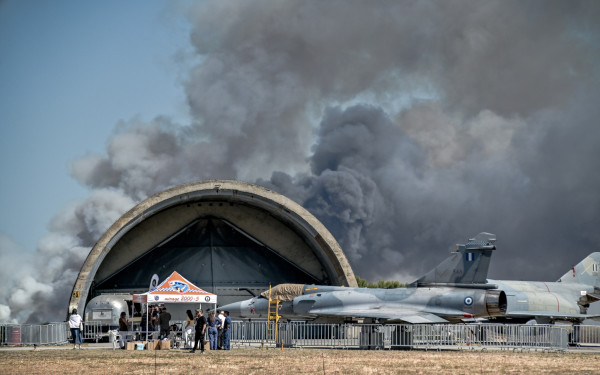 Στο σημείο συντριβής του F-4E Phantom ο Ευάγγελος Τουρνάς