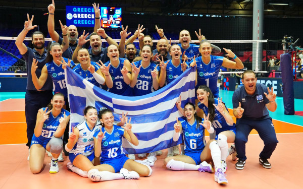 Βόλεϊ: Θρίαμβος για την Εθνική γυναικών στο ευρωπαϊκό πρωτάθλημα (βίντεο)