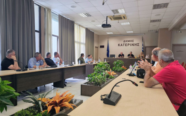 Δήμος Κατερίνης: Πολιτική προστασία & σχεδιασμός για τη χειμερινή περίοδο