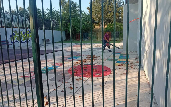 Δήμος Καλαμαριάς: Καθαρά σχολεία, φροντισμένες αυλές για το πρώτο κουδούνι