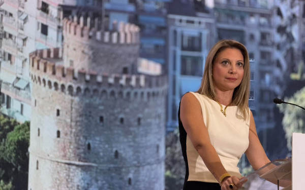 Μαρία Καρυστιανού από ΔΕΘ: «Το πρόγραμμά μας είναι ζωντανό, αληθινό και άκρως ρεαλιστικό» (βίντεο)