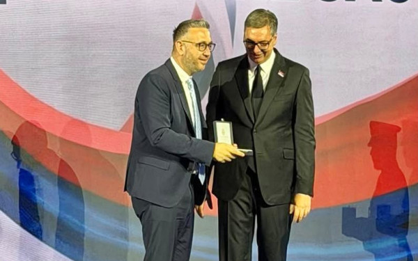 Τιμητική διάκριση στην ΚΕΔΕ από τον Πρόεδρο της Σερβίας για την έμπρακτη αλληλεγγύη της ελληνικής Αυτοδιοίκησης