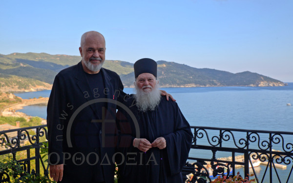 Ο Εντι Ράμα στο Άγιον Όρος