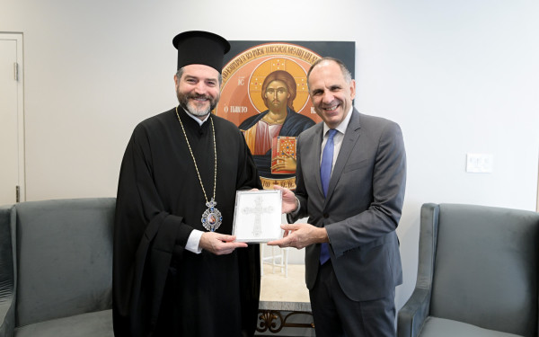 Συνάντηση Γ. Γεραπετρίτη με τον Αρχιεπίσκοπο Καναδά Απόστολο στο Τορόντο