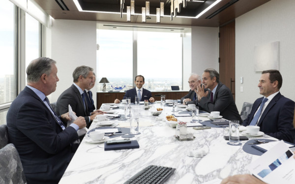 Κ. Μητσοτάκης: Συναντήθηκε με τον συμπρόεδρο της Morgan Stanley
