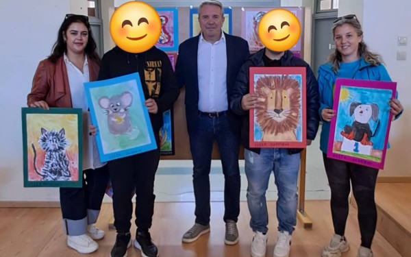 Δήμος Πολυγύρου: Τα παιδιά του Ε.Ε.Ε.Κ. ζωγραφίζουν την αγάπη τους για τα ζώα