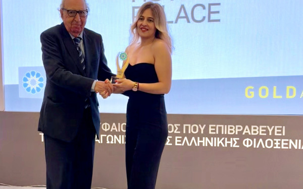 Τριπλή διάκριση για το Grand Hotel Palace, με δύο Χρυσά βραβεία στα Greek Hospitality Awards 2026