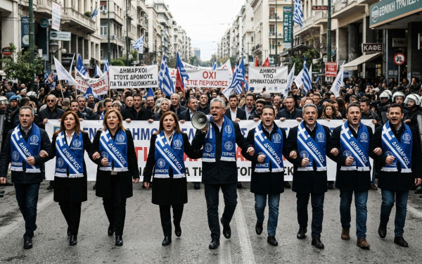 Στον… δρόμο βγάζουν τους δημάρχους τα άδεια ταμεία - Αδιαπραγμάτευτο αίτημα η αύξηση της χρηματοδότης των Δήμων