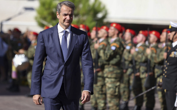 Στη Θεσσαλονίκη ο Κυριάκος Μητσοτάκης για τη στρατιωτική παρέλαση