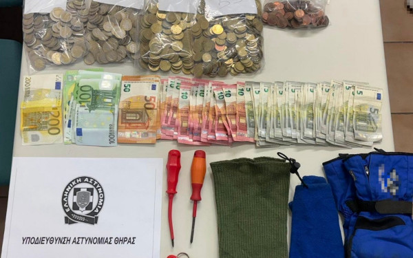 55χρονος συνελήφθη για κλοπές από παγκάρια εκκλησιών στη Θηρασιά