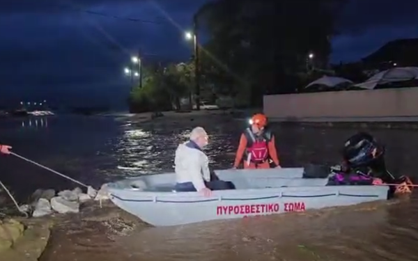Meteo: Πάνω από 100 χιλιοστά βροχής σε Μαγνησία και Σκιάθο (χάρτης)