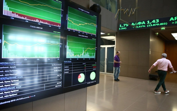 Οριακά με κέρδη έκλεισε το Χρηματιστήριο Αθηνών