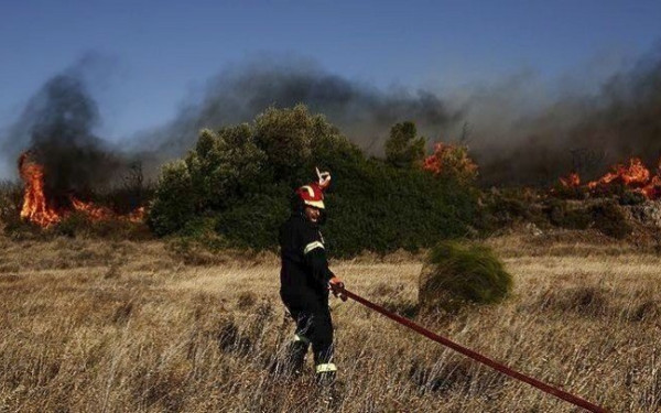 Πολύ υψηλός κίνδυνος πυρκαγιάς σήμερα σε έξι περιφέρειες της χώρας