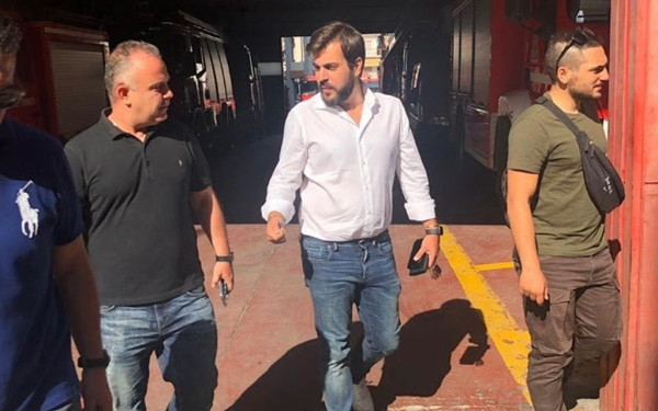 Σε Πυροσβεστική Υπηρεσία, ΕΥΑΘ και Μουσείο Βυζαντινού Πολιτισμού ο Κυριάκος Κυριάκος