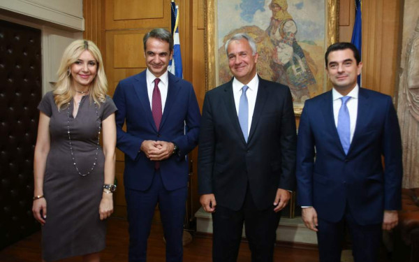 Στο υπουργείο Αγροτικής Ανάπτυξης ο Κ. Μητσοτάκης