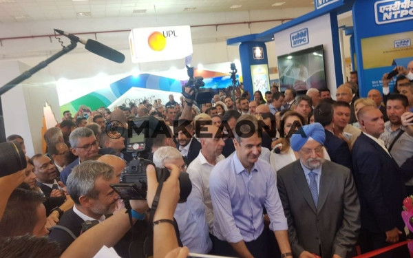Το περίπτερο της Ινδίας στη ΔΕΘ εγκαινίασε ο Κ. Μητσοτάκης
