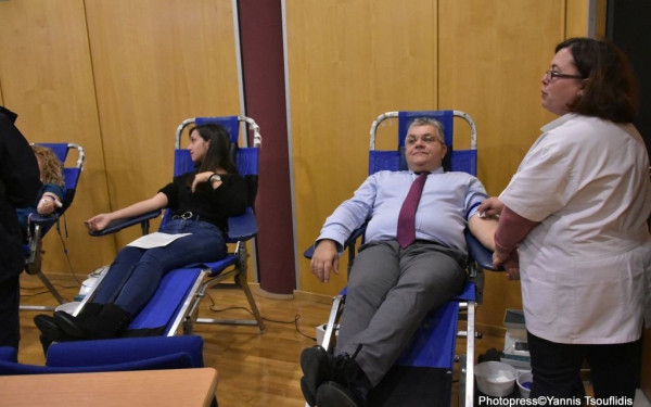 ΑΠΘ: Πρώτος αιμοδότης ο Νίκος Παπαϊωάννου 