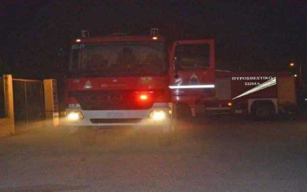 Μεγάλες ζημιές από πυρκαγιά σε εργοστάσιο στο Σιδηρόκαστρο