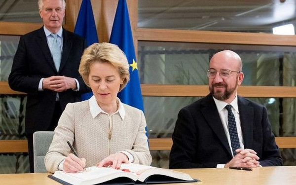 Brexit: Φον ντερ Λάιεν και Μισέλ υπογράφουν σήμερα την εμπορική συμφωνία ΕΕ - Βρετανίας