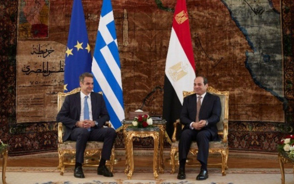 Στην Αίγυπτο ο Κυρ. Μητσοτάκης - Συνάντηση με Αλ Σίσι
