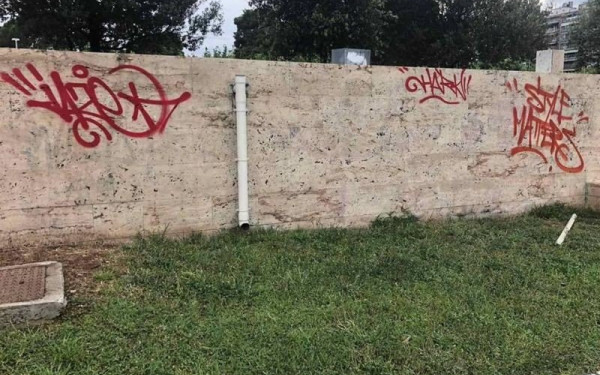 Θεσσαλπονίκη: Νεαρός συλλαμβάνεται για γκράφιτι στο Ωραιόκαστρο
