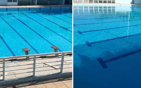 Υγρός στίβος: Έτοιμο το κολυμβητήριο της Νεάπολης (βίντεο)