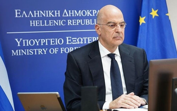 Συνάντηση Ν. Δένδια, με τον Υπουργό Εξωτερικών της Β. Μακεδονίας