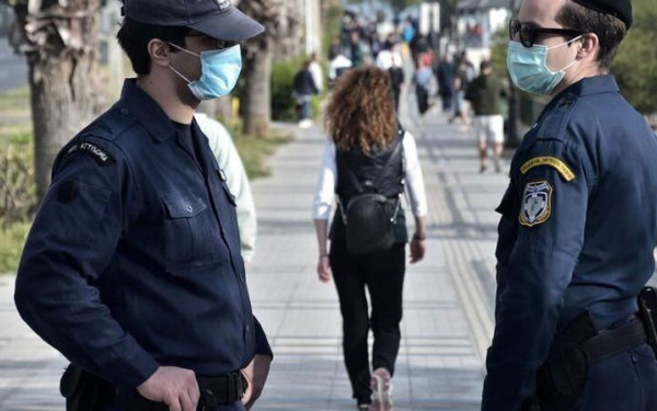 Χιλιάδες πρόστιμα για μη χρήση μάσκας βεβαίωσε η ΕΛ.ΑΣ. σε 24 ώρες