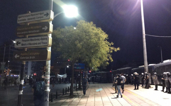 Ολοκληρώθηκαν οι πορείες στο κέντρο της Θεσσαλονίκης
