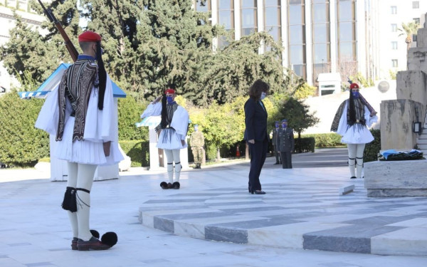 Μήνυμα Σακελλαροπούλου για την ημέρα των ενόπλων δυνάμεων