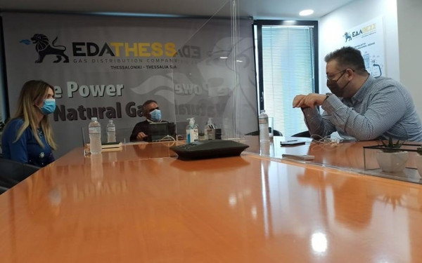 Δήμος Ωραιοκάστρου: Στην ΕΔΑ ΘΕΣΣ για τις επεκτάσεις του δικτύου φυσικού αερίου και την επίσπευση συνδέσεων 